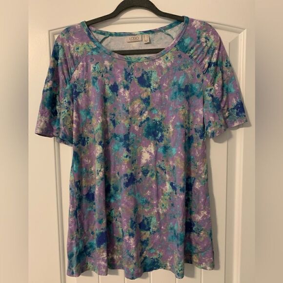 Logo by Lori Goldstein tunic / top.  Size: M.  NWOT. - Picture 1 of 3